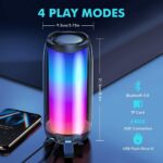 اسپیکر بلوتوثی قابل حمل با نور ال ای دی 360 درجه طرح JBL مدل Pulse 4 - Image 2