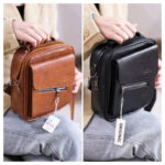 کیف دستی - دوشی اسپرت مردانه چرم صنعتی LUXURY سایز متوسط - Image 8