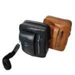 کیف دستی - دوشی اسپرت مردانه چرم صنعتی jeep bulue سایز متوسط - Image 4